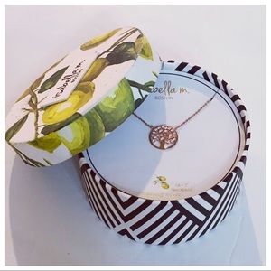 Isabella M 925 Silver Tree of life w/Crystals b15